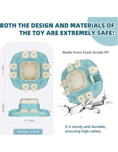 Juguete interactivo para perros Petmmoon con dispensador de golosinas