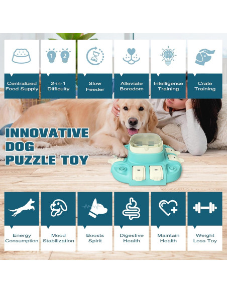 Juguete interactivo para perros Petmmoon con dispensador de golosinas