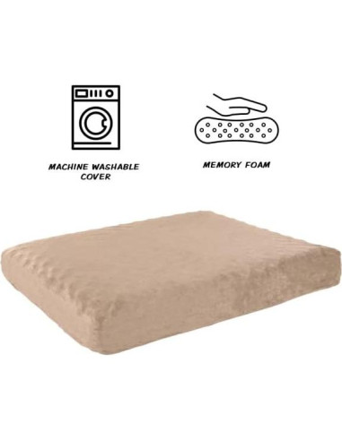 Cama ortopédica para perros PETMAKER 66x48 cm viscoelástica