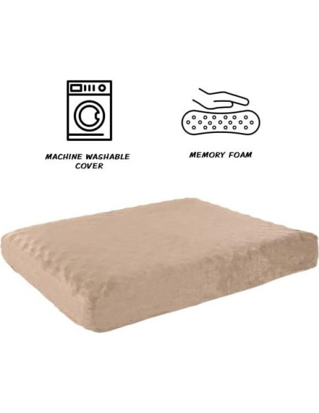 Cama ortopédica para perros PETMAKER 66x48 cm viscoelástica