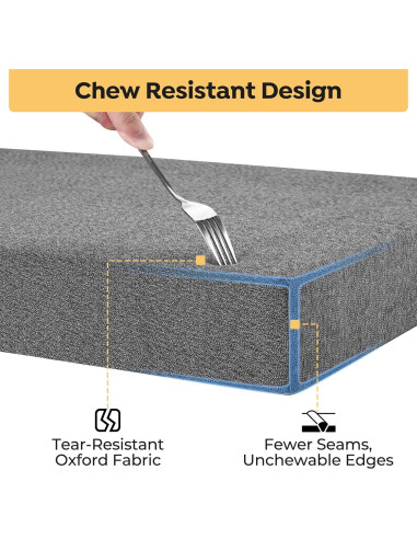 Cama Indestructible para Perros Veehoo 88.9x55.88cm Lavable