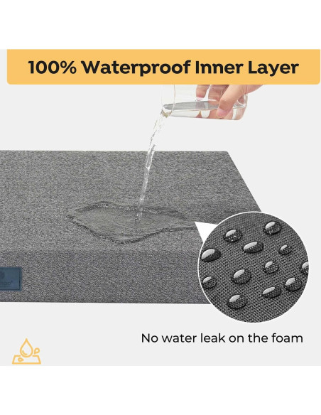 Cama Indestructible para Perros Veehoo 88.9x55.88cm Lavable