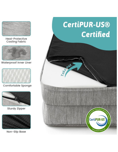 Cama Refrigerante para Perros COZY KISS Mediana 91x68cm