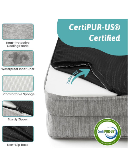 Cama Refrigerante para Perros COZY KISS Mediana 91x68cm