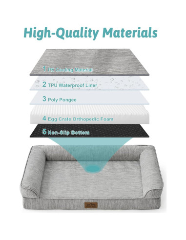 Cama Refrigerante para Perros COZY KISS Mediana 91x68cm