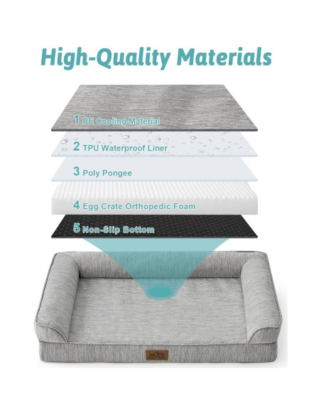 Cama Refrigerante para Perros COZY KISS Mediana 91x68cm