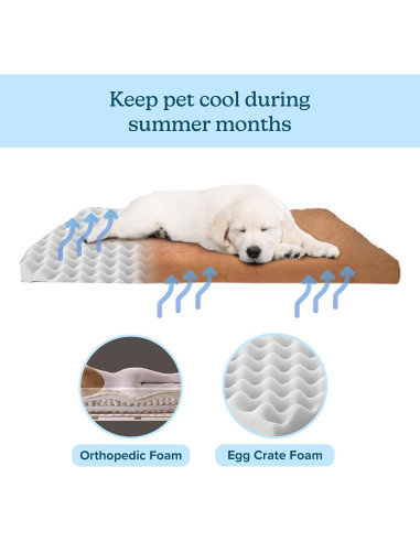 Cama Ortopédica para Perros Petmaker 91x68cm Resistente al Agua