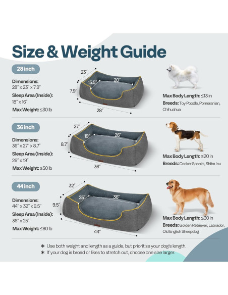 Cama Ortopédica Grande para Perros MellowMates 91x69cm Gris