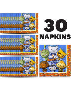 Set de 30 Servilletas Decorativas Octonautas - Mighty Mojo 2