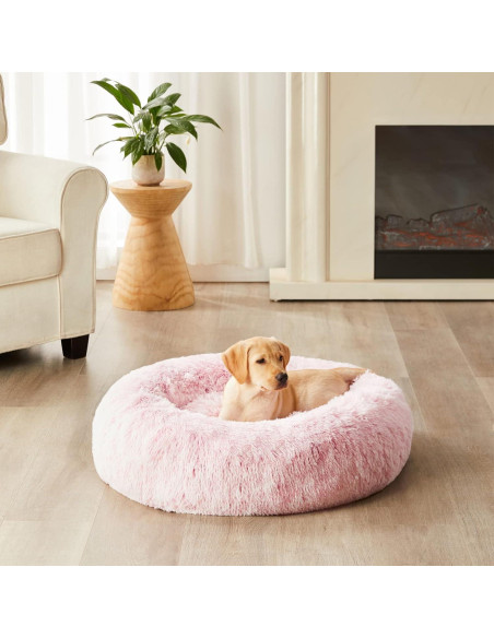 Cama para Perros WNPETHOME 76 cm Rosa Claro Antiestrés