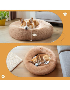 Cama Donut Calmante DUMOS para Gatos y Perros 61x61cm 2