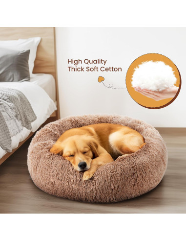 Cama Donut Calmante DUMOS para Gatos y Perros 61x61cm