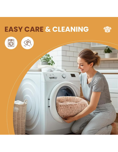 Cama Donut Calmante DUMOS para Gatos y Perros 61x61cm