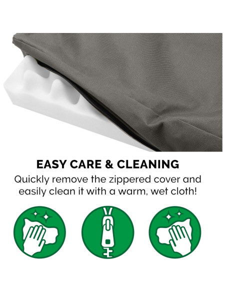 Cama ortopédica Furhaven Jumbo para perros grandes - Gris piedra