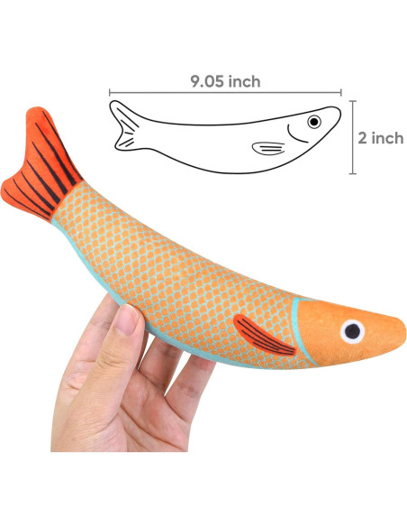 Juguete Interactivo para Gatos WONOWPA 3PCS con Hierba Gatera