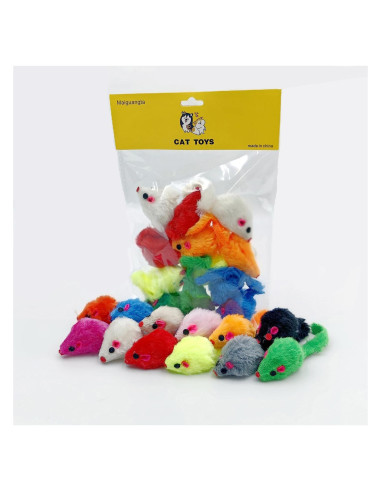 12 Juguetes de Ratón para Gatos Maiguangta - Catnip y Sonido
