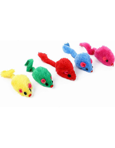 12 Juguetes de Ratón para Gatos Maiguangta - Catnip y Sonido