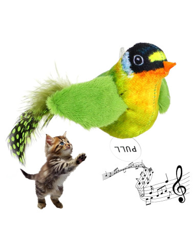 Juguete Interactivo para Gatos Ecubes con Hierba Gatera y Sonido