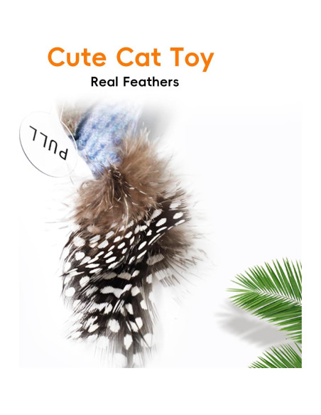 Juguete Interactivo para Gatos Ecubes con Hierba Gatera y Sonido