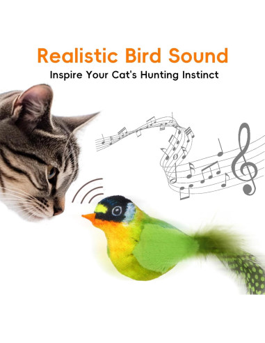 Juguete Interactivo para Gatos Ecubes con Hierba Gatera y Sonido