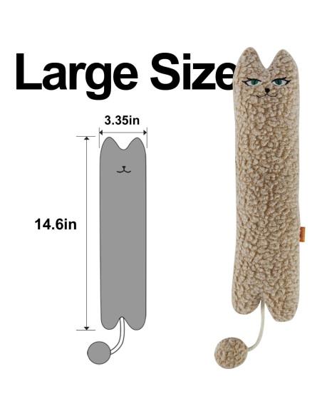 Almohada Matatabi para Gatos TTCAT Beige 41.65 cm Juguete Calmante