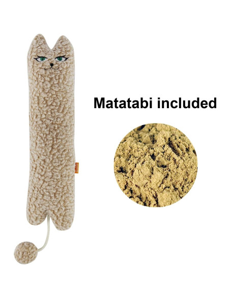 Almohada Matatabi para Gatos TTCAT Beige 41.65 cm Juguete Calmante