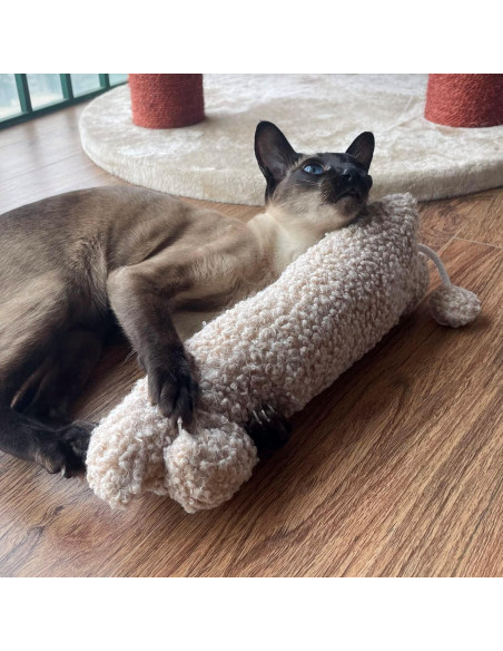 Almohada Matatabi para Gatos TTCAT Beige 41.65 cm Juguete Calmante