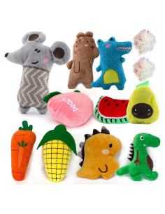 Juguetes para Gatos AZOFFYIU - Catnip Suaves y Crujientes, 12 Piezas