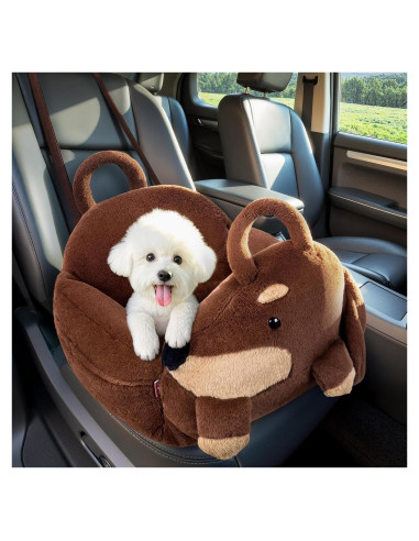 Asiento de Coche para Perros Pequeños BurgeonNest 56x54cm