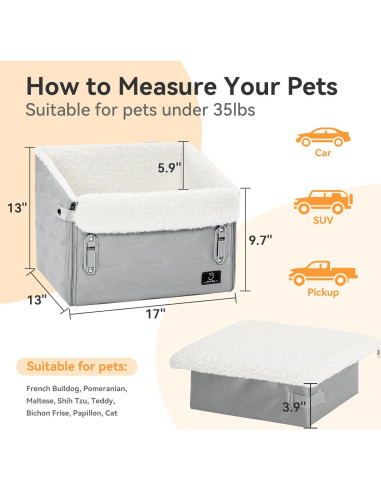 Asiento Elevador para Perros A 4 Pet - Pequeños y Medianos