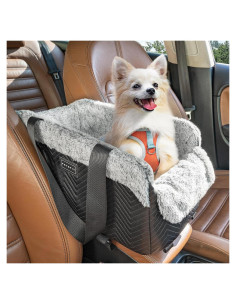 Asiento de Coche para Perros PETSFIT Pequeño Negro 4 kg