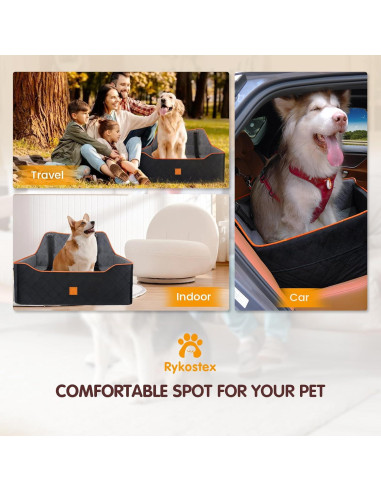 Asiento Elevador para Perros Rykostex Grande 75x51cm Naranja