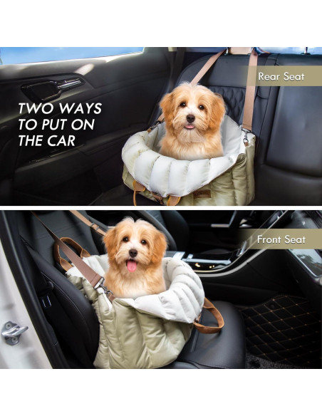 Asiento de Coche para Perros ClevaHome 3 en 1 hasta 4.5kg