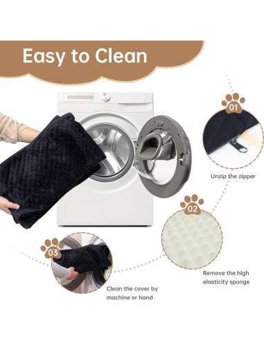 Asiento de Coche para Perro Grande KEELUXE 71x48cm Gris/Negro