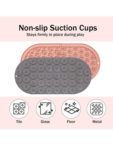 Alfombrilla Ovalada para Lamer Mooipur - Silicona Antideslizante