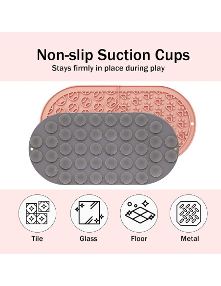 Alfombrilla Ovalada para Lamer Mooipur - Silicona Antideslizante