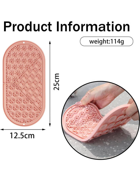 Alfombrilla Ovalada para Lamer Mooipur - Silicona Antideslizante