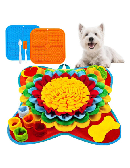 Juego de Alfombra de Olfato y Lamer Petcare 48x48 cm