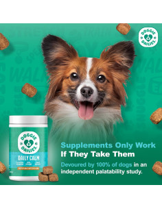 Masticables Calmantes Doggie Dailies Mantequilla de Maní 225g 2