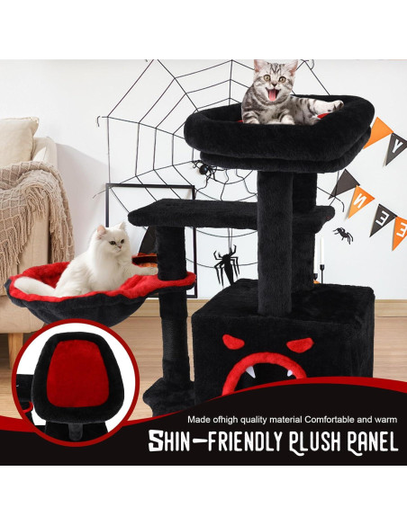 Árbol Gótico para Gatos Yungaspy 102.87 cm con Rascador