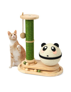 Poste Rascador para Gatos RAIN QUEEN con Juguetes y Bola Panda
