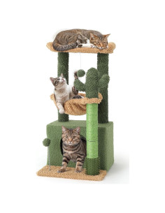 Árbol para Gatos Colección Athena Verde 85.1 cm con Rascador
