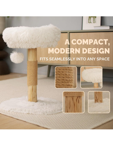 Árbol para Gatos Pathosio Pequeño - Torre Rascador Compacta 53cm