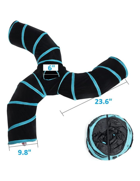 Túneles Interactivos para Gatos Aolowewin Tipo S 50.8cm
