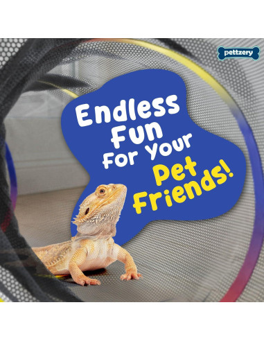 Recinto para Gatos al Aire Libre Paettzery 119x119cm Portátil