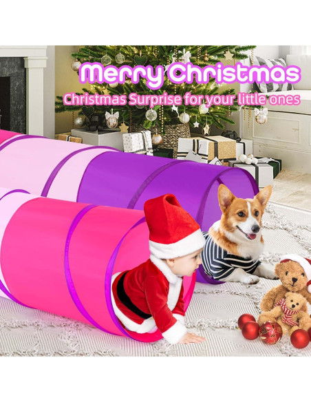 Túnel de Juego Colorido para Niños y Mascotas 1.83 m