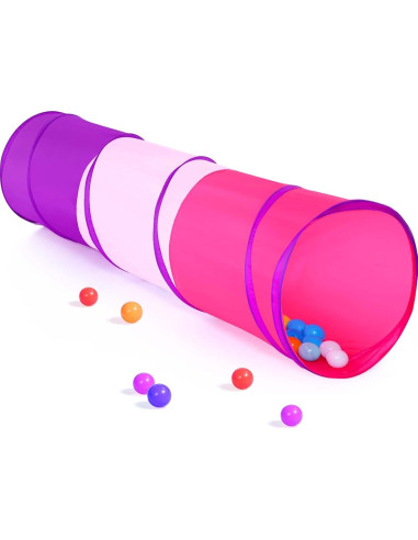 Túnel de Juego Colorido para Niños y Mascotas 1.83 m