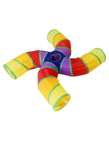 Túnel para Gatos Bemodst Grande en Forma de S - 4 Vías