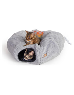 Cama Túnel Calentada K&H para Gatos 71cm Gris
