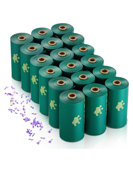 Bolsas de Excremento de Perro VEVOR 270 Cuentas 33x23cm Biodegradables